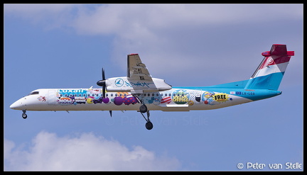 20220730 154034 6121635 Luxair DHC8-400Q-LX-LQA Voyage-colours CDG Q2F