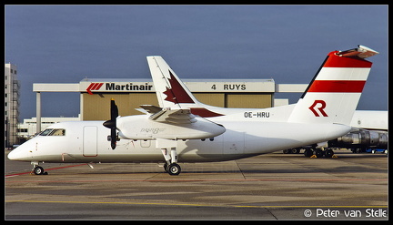 19920323 Rheintalflug DHC8-102 OE-HRU no-titles AMS 29031992