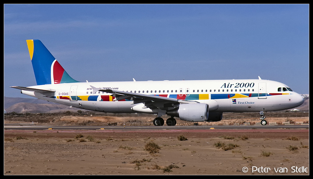20020104 Air2000 A320 G-OOAS  ACE 31012002