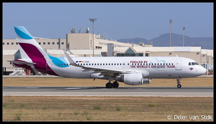 20220626 101003 6120945 Eurowings A320W D-AIZS TheWorldsGreatestTeam-stickers PMI Q2