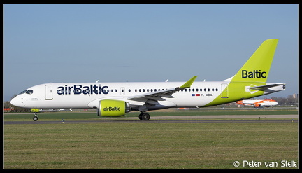20220414 190323 6118957 AirBaltic A220-300 YL-ABA  AMS Q2