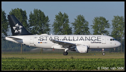 20220807 081225 6121766 Lufthansa A319 D-AIBJ StarAlliance-colours AMS Q2