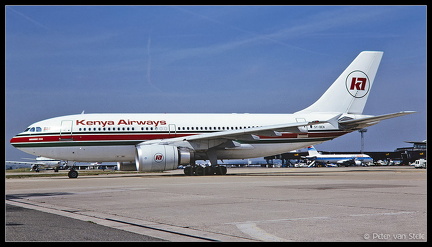 19901825 KenyaAirways A310-304 5Y-BEN  ORY 26051990