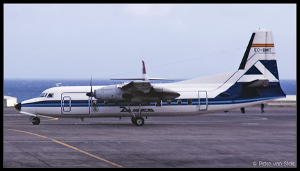 19880109 Aviaco F27-600 EC-BMT  LPA 21011988