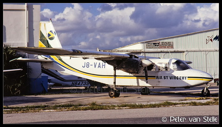 19881040 AirStVincent BN2A J8-VAH  OPF 14101988