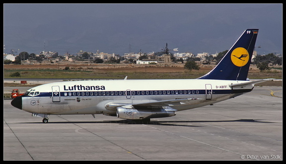 19861538 Lufthansa B737-230 D-ABFF  PMI 13091986