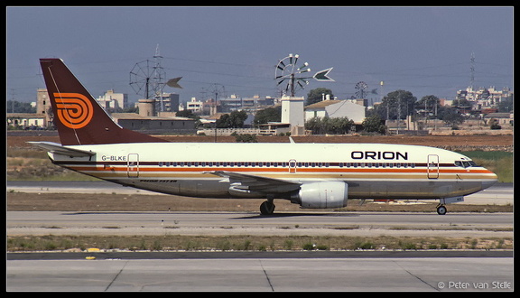 19861603 Orion B737-3T5 G-BLKE  PMI 13091986