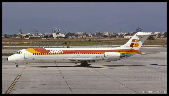 19861602 Iberia DC9-32 EC-BIU  PMI 13091986