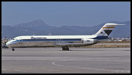 19861636 Aviaco DC9-34 EC-DGB  PMI 14091986