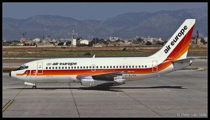 19861722 Air Europe B737-2S3 G-BJFH  PMI 16091986