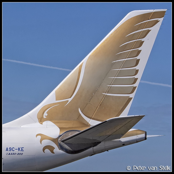 2005721 GulfAir A330-200 A9C-KE tail CDG 22082009
