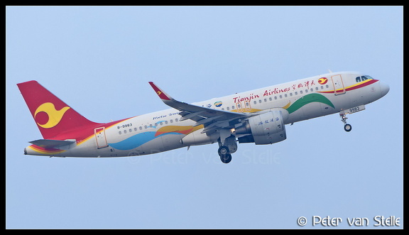 8068663 TianjinAirlines A320W B-9983 HaitaoTravel- colours TSN 21112018 Q2