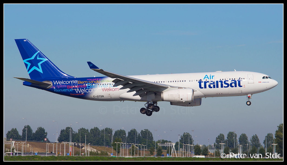 8007470 AirTransat A330-200 C-GTSN  AMS 28092013