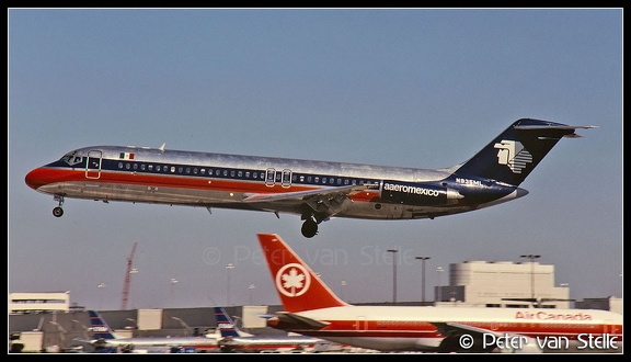 19930434 Aeromexico DC9-31 N936ML  MIA 01021993