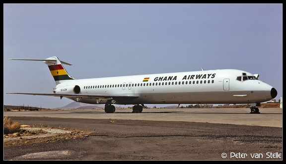 19920534 GhanaAirways DC9-51 9G-ACM  LPA 01051992