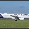 8072891 Lufthansa A320 D-AIZG SayYesToEurope-titles AMS 09052019 Q2