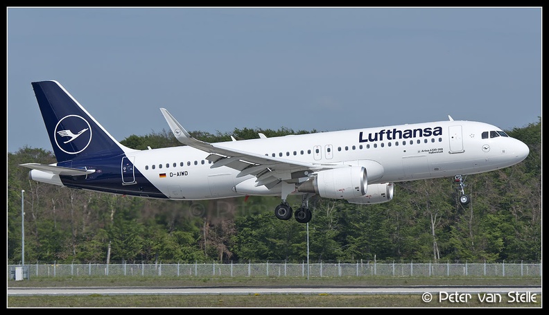 8073421 Lufthansa A320W D-AIWD new-colours FRA 18052019 Q2