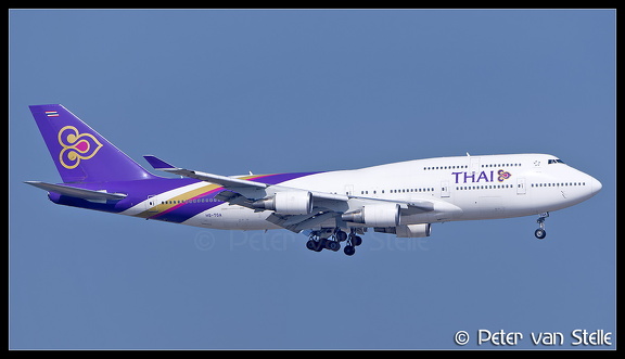 8061069 ThaiAirways B747-400 HS-TGA  HKG 24012018