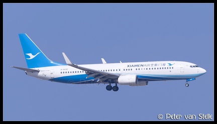 8061087 XiamenAir B737-800W B-5632  HKG 24012018