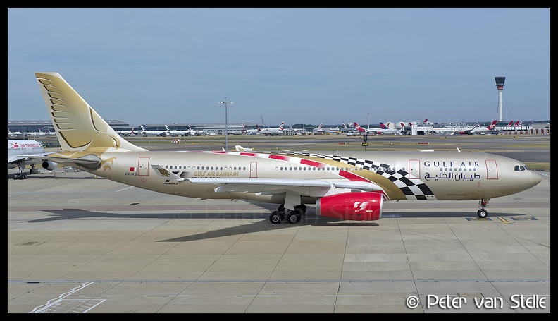 6103318 GulfAir A330-200 A9C-KB F1-colours LHR 24062018 Q1