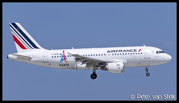 8052445 AirFrance A319 F-GPMF Paris21-stickers ORY 18062017