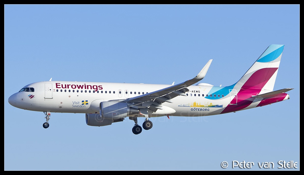 8053809 Eurowings A320W D-AEWG Goteborg-stickers PMI 23082017