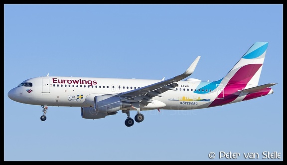 8053809 Eurowings A320W D-AEWG Goteborg-stickers PMI 23082017