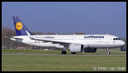 8049471 Lufthansa A320NEO D-AINC FirstToFlyA320Neo-titles AMS 03042017