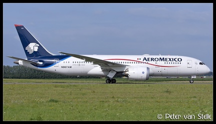 8053000 Aeromexico B787-8 N967AM  AMS 07082017