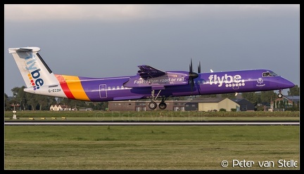 8053049 FlyBE DHC8-400 G-ECOH new-colours AMS 09082017