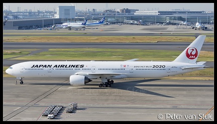 8048494 JapanAirlines B777-300 JA751J 2020-stickers HND 18112016