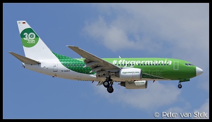 8044257 Germania B737-700 D-AGER 30-years-colours PMI 12082016
