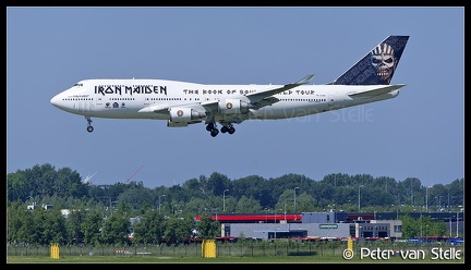 8042969 IronMaiden B747-400 TF-AAK The-Book-Of-Soul-World-Tour AMS 06061916
