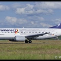 8043277 Lufthansa B737-300 D-ABEK Fanhansa-titles AMS 27062016