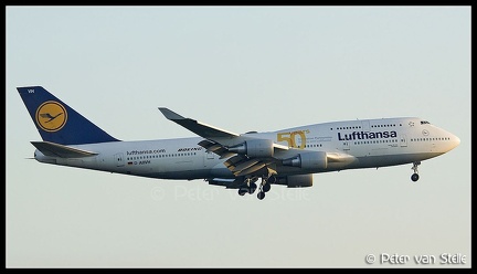 2006756 Lufthansa B747-400 D-ABVH -50years FRA 02082011