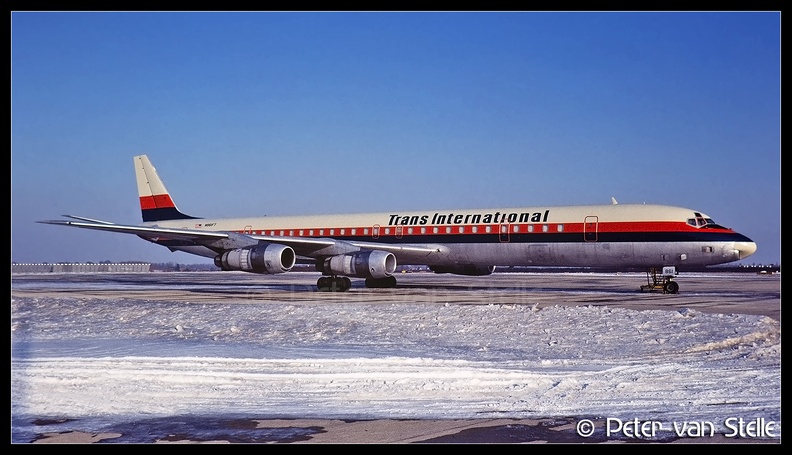 19850114 TransInternational DC8-61CF N861FT  MST 17021985