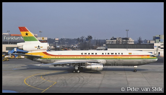 19860327 GhanaAirways DC10-30 9G-ANA  FRA 16021986 (8038265)