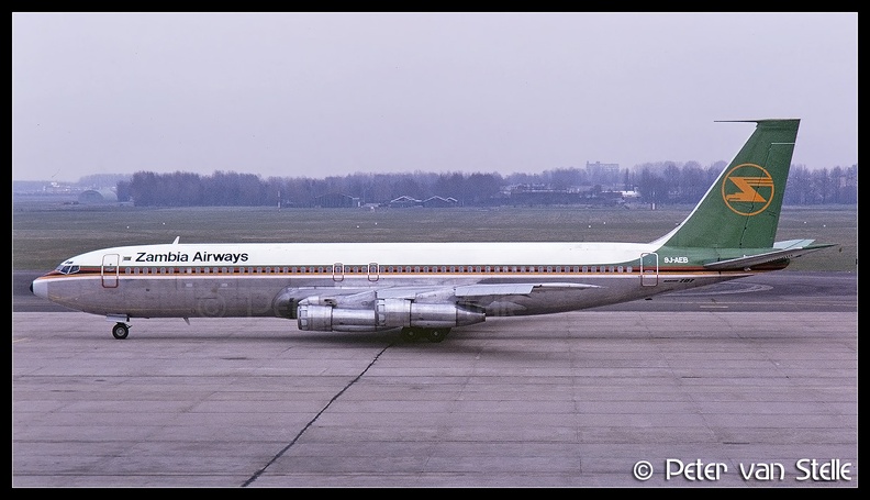 19860739 ZambiaAirways B707-351C 9J-AEB  RTM 13041986
