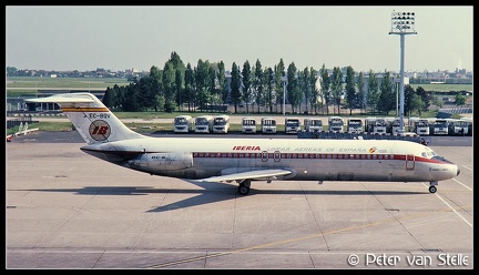 19810325 Iberia DC9-32 EC-BQV  ORY 24041981