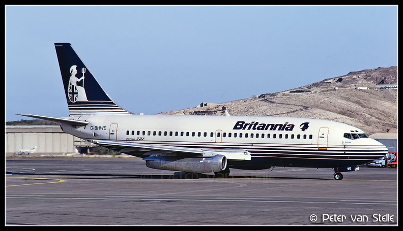 19890120 Britannia B737-204 G-BHWE  LPA 16011989