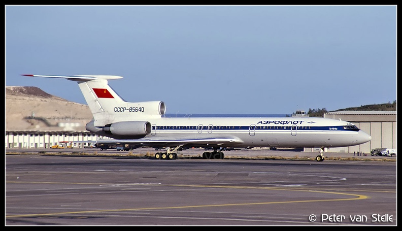19890123 Aeroflot Tu154-M CCCP-85640  LPA 16011989