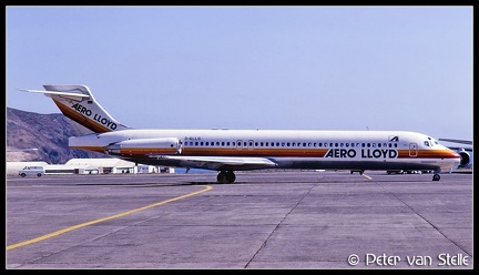 19890105 Aerolloyd MD80-MD87 D-ALLG  LPA 16011989