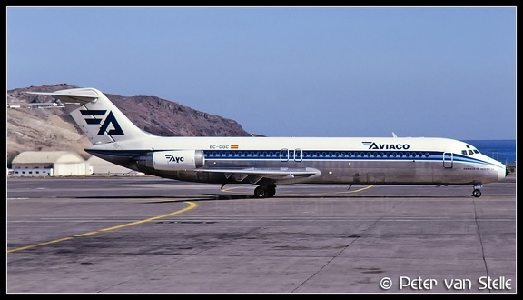 19890115 Aviaco DC9-34 EC-DGC  LPA 16011989