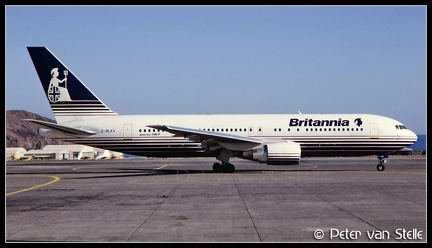 19890117 Britannia B767-204 G-BLKV  LPA 16011989
