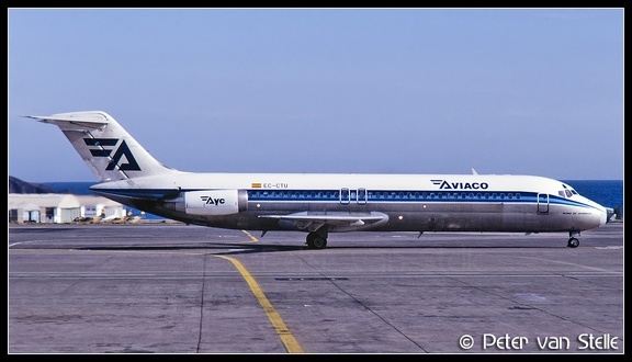 19890134 Aviaco DC9-34F EC-CTU  LPA 17011989