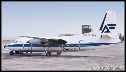 19890228 Aviaco F27-600 EC-BOA  LPA 21011989