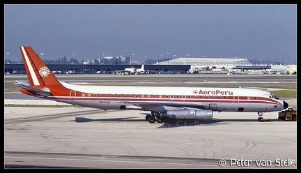 19880920 AeroPeru DC8-62 OB-R1210  MIA 12101988