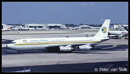 19880926 GuyanaAirways B707-321B N732Q  MIA 12101988