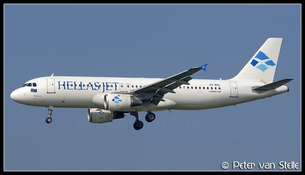 3003852 Hellasjet A320 SX-BVL  AMS 14042009