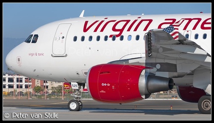 3001894 VirginAmerica A319 N525VA nose LAX 01022009
